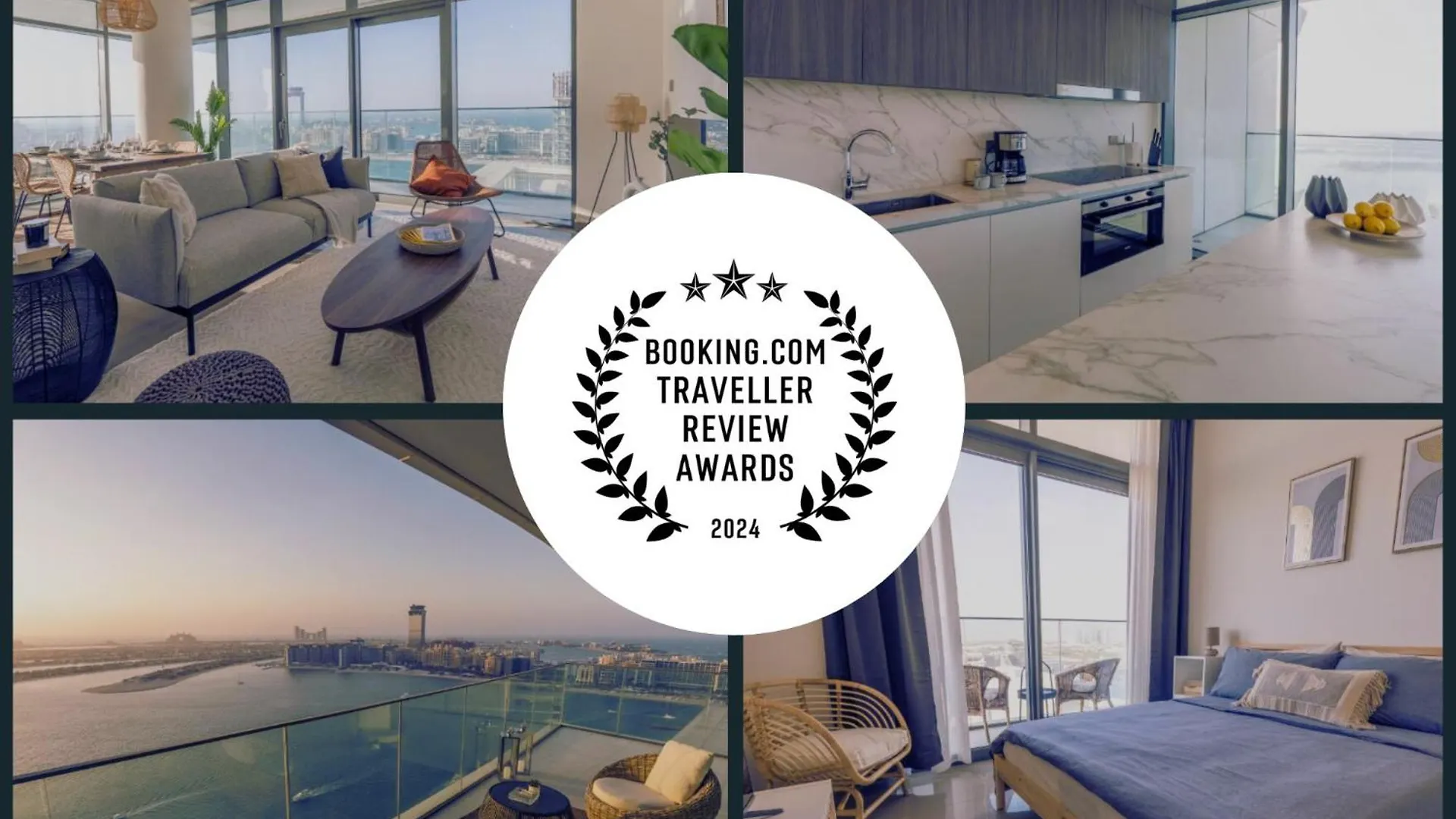 Elegant 3Br Apartment With Private Beach Access Dubaj